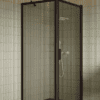 Shower enclosure Hietakari Bläk 755 New York, Cocoa frame, grey tinted glass Shower enclosure Hietakari Bläk 755 New York, Cocoa frame, grey tinted glass