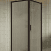 Shower enclosure Hietakari Bläk 755 New York, Cocoa frame, reeded glass Shower enclosure Hietakari Bläk 755 New York, Cocoa frame, reeded glass