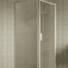 Shower enclosure Hietakari Bläk 755 New York, white frame, reeded glass Shower enclosure Hietakari Bläk 755 New York, white frame, reeded glass