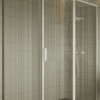 Shower enclosure Hietakari Bläk 756 New York, white frame, satin frosted glass Shower enclosure Hietakari Bläk 756 New York, white frame, satin frosted glass