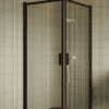 Shower enclosure Hietakari Bläk 757 New York, Cocoa frame, clear glass Shower enclosure Hietakari Bläk 757 New York, hinged door + hinged door – 7