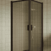 Shower enclosure Hietakari Bläk 757 New York, Cocoa frame, bronze tinted glass Shower enclosure Hietakari Bläk 757 New York, Cocoa frame, bronze tinted glass