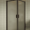 Shower enclosure Hietakari Bläk 757 New York, Cocoa frame, satin frosted glass Shower enclosure Hietakari Bläk 757 New York, Cocoa frame, satin frosted glass