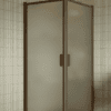 Shower enclosure Hietakari Bläk 757 New York, Mocha frame, satin frosted glass Shower enclosure Hietakari Bläk 757 New York, Mocha frame, satin frosted glass