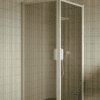 Shower enclosure Hietakari Bläk 757 New York, white frame, bronze tinted glass Shower enclosure Hietakari Bläk 757 New York, white frame, bronze tinted glass