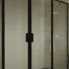 Shower enclosure Hietakari Bläk 758 New York, Cocoa frame, reeded glass Shower enclosure Hietakari Bläk 758 New York, Cocoa frame, reeded glass
