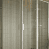 Shower enclosure Hietakari Bläk 758 New York, white frame, bronze tinted glass Shower enclosure Hietakari Bläk 758 New York, white frame, bronze tinted glass
