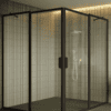 Shower enclosure Hietakari Bläk 759 New York, hinged door with fixed part + hinged door with fixed part – 7