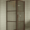 Shower enclosure Hietakari Bläk 760 Tokyo, Mocha frame, grey tinted glass Shower enclosure Hietakari Bläk 760 Tokyo, Mocha frame, grey tinted glass