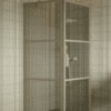 Shower enclosure Hietakari Bläk 760 Tokyo, Sand frame, grey tinted glass Shower enclosure Hietakari Bläk 760 Tokyo, Sand frame, grey tinted glass