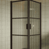 Shower enclosure Hietakari Bläk 762 Tokyo, hinged door + hinged door – 7