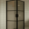 Shower enclosure Hietakari Bläk 762 Tokyo, black frame, bronze tinted glass