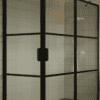 Shower enclosure Hietakari Bläk 763 Tokyo, black frame, bronze tinted glass