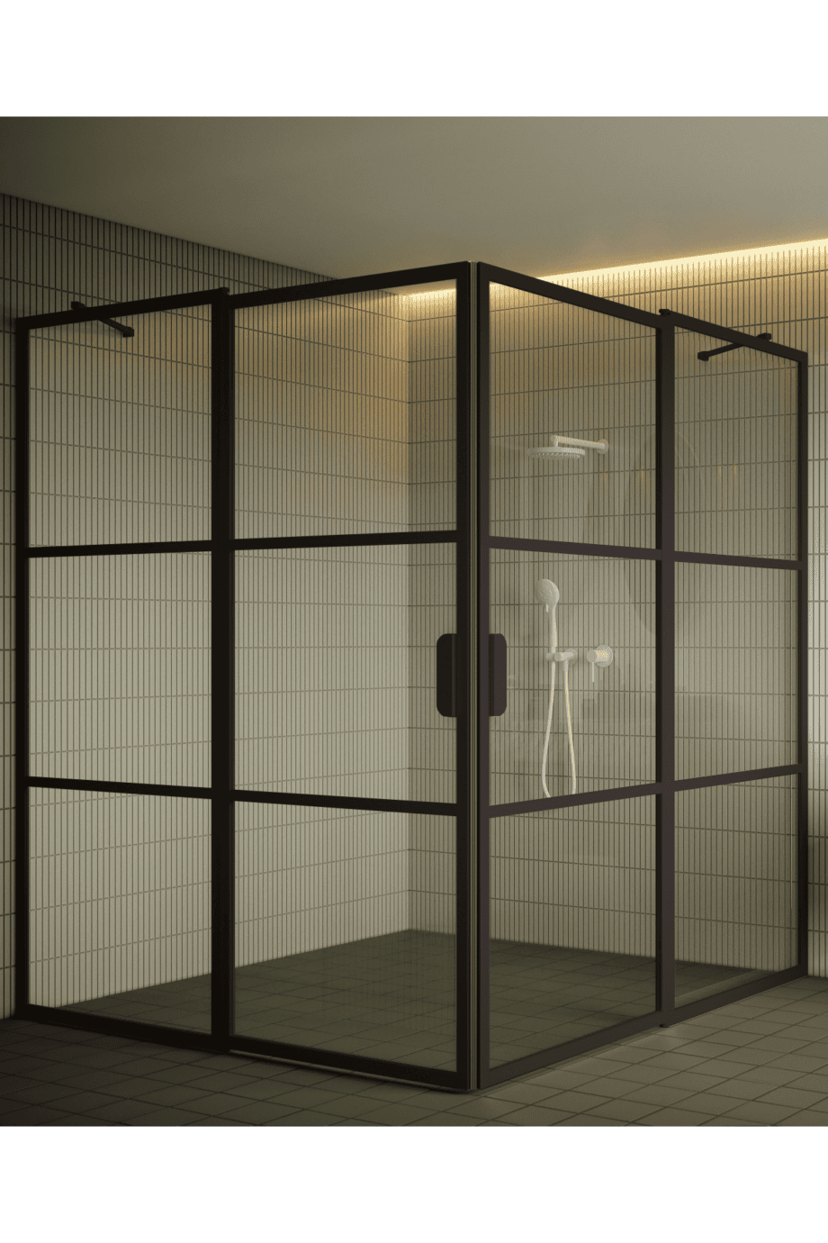 Shower enclosure Hietakari Bläk 764 Tokyo, Cocoa frame, bronze tinted glass Shower enclosure Hietakari Bläk 764 Tokyo, Cocoa frame, bronze tinted glass