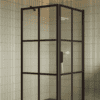 Shower enclosure Hietakari Bläk 765 Paris, Cocoa frame, bronze tinted glass Shower enclosure Hietakari Bläk 765 Paris, Cocoa frame, bronze tinted glass