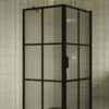 Shower enclosure Hietakari Bläk 765 Paris, black frame, bronze tinted glass Shower enclosure Hietakari Bläk 765 Paris, black frame, bronze tinted glass