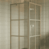 Shower enclosure Hietakari Bläk 765 Paris, Sand frame, bronze tinted glass Shower enclosure Hietakari Bläk 765 Paris, Sand frame, bronze tinted glass