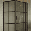 Shower enclosure Hietakari Bläk 766 Paris, Cocoa frame, grey tinted glass Shower enclosure Hietakari Bläk 766 Paris, Cocoa frame, grey tinted glass