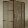 Shower enclosure Hietakari Bläk 766 Paris, Mocha frame, bronze tinted glass Shower enclosure Hietakari Bläk 766 Paris, Mocha frame, bronze tinted glass
