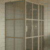 Shower enclosure Hietakari Bläk 766 Paris, Sand frame, grey tinted glass Shower enclosure Hietakari Bläk 766 Paris, Sand frame, grey tinted glass