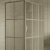 Shower enclosure Hietakari Bläk 766 Paris, Sand frame, reeded glass Shower enclosure Hietakari Bläk 766 Paris, Sand frame, reeded glass