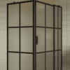Shower enclosure Hietakari Bläk 766 Paris, white frame, satin frosted glass Shower enclosure Hietakari Bläk 766 Paris, white frame, satin frosted glass
