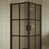 Shower enclosure Hietakari Bläk 767 Paris, Cocoa frame, bronze tinted glass Shower enclosure Hietakari Bläk 767 Paris, Cocoa frame, bronze tinted glass