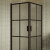Shower enclosure Hietakari Bläk 767 Paris, Cocoa frame, satin frosted glass Shower enclosure Hietakari Bläk 767 Paris, Cocoa frame, satin frosted glass
