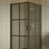 Shower enclosure Hietakari Bläk 767 Paris, Mocha frame, grey tinted glass Shower enclosure Hietakari Bläk 767 Paris, Mocha frame, grey tinted glass