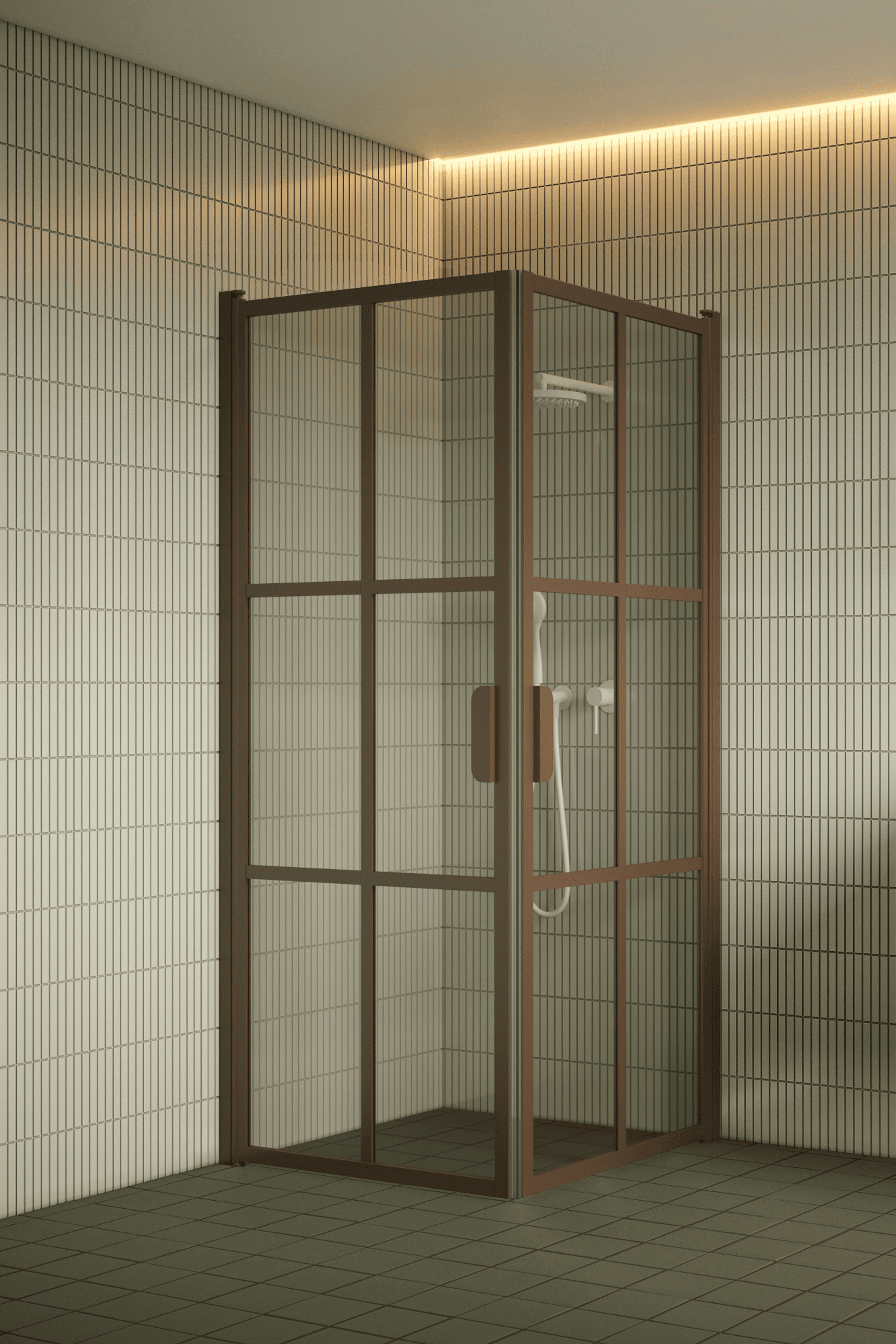 Shower enclosure Hietakari Bläk 767 Paris, hinged door + hinged door – 6