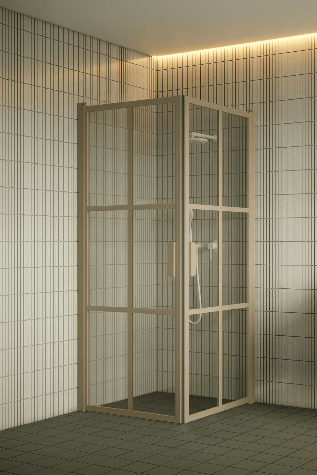 Shower enclosure Hietakari Bläk 767 Paris, hinged door + hinged door – 5