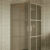 Shower enclosure Hietakari Bläk 767 Paris, Sand frame, bronze tinted glass Shower enclosure Hietakari Bläk 767 Paris, Sand frame, bronze tinted glass