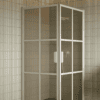 Shower enclosure Hietakari Bläk 767 Paris, white frame, bronze tinted glass Shower enclosure Hietakari Bläk 767 Paris, white frame, bronze tinted glass