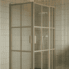 Shower enclosure Hietakari Bläk 768 Paris, Sand frame, satin frosted glass Shower enclosure Hietakari Bläk 768 Paris, Sand frame, satin frosted glass