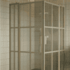 Shower enclosure Hietakari Bläk 769 Paris, Sand frame, clear glass Shower enclosure Hietakari Bläk 769 Paris, Sand frame, clear glass