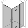 Shower enclosure Hietakari Bläk 896 New York, hinged door + folding door with fixed part – 3