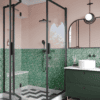 Shower enclosure Hietakari Bläk 896 New York, hinged door + folding door with fixed part