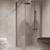 Shower enclosure Hietakari Forma 368, fixed wall + hinged door – 5