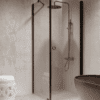 Shower enclosure Hietakari Forma 368, fixed wall + hinged door – 6