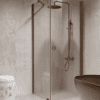 Shower enclosure Hietakari Forma 368, fixed wall + hinged door – 8