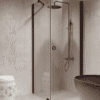 Shower enclosure Hietakari Forma 368, fixed wall + hinged door – 9