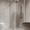 Shower enclosure Hietakari Forma 369, white frame, super bright glass Shower enclosure Hietakari Forma 369, white frame, super bright glass