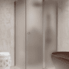 Shower enclosure Hietakari Forma 370, aluminium frame, satin frosted glass Shower enclosure Hietakari Forma 370, aluminium frame, satin frosted glass