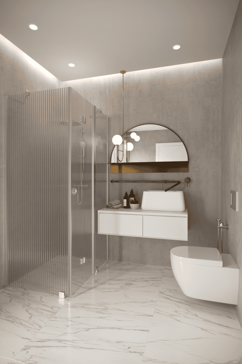 Shower enclosure Hietakari Forma 371, aluminium frame, reeded glass Shower enclosure Hietakari Forma 371, aluminium frame, reeded glass
