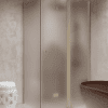 Shower enclosure Hietakari Forma 371, Sand frame, satin frosted glass Shower enclosure Hietakari Forma 371, Sand frame, satin frosted glass