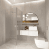 Shower enclosure Hietakari Forma 372, aluminium frame, reeded glass Shower enclosure Hietakari Forma 372, aluminium frame, reeded glass
