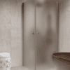 Shower enclosure Hietakari Forma 372, aluminium frame, satin frosted glass Shower enclosure Hietakari Forma 372, aluminium frame, satin frosted glass
