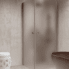 Shower enclosure Hietakari Forma 372, aluminium frame, super bright satin glass Shower enclosure Hietakari Forma 372, aluminium frame, super bright satin glass