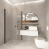 Shower enclosure Hietakari Forma 372, Cocoa frame, reeded glass Shower enclosure Hietakari Forma 372, Cocoa frame, reeded glass