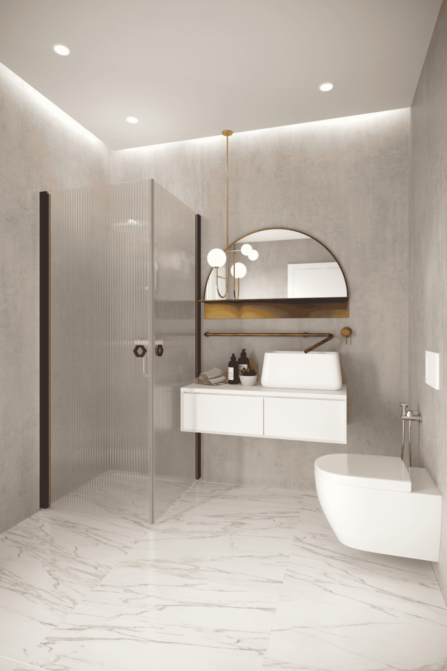 Shower enclosure Hietakari Forma 372, Cocoa frame, reeded glass Shower enclosure Hietakari Forma 372, Cocoa frame, reeded glass